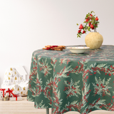 Mantel antimanchas redondo Crown