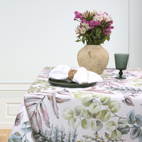 Mantel antimanchas rectangular Botanical