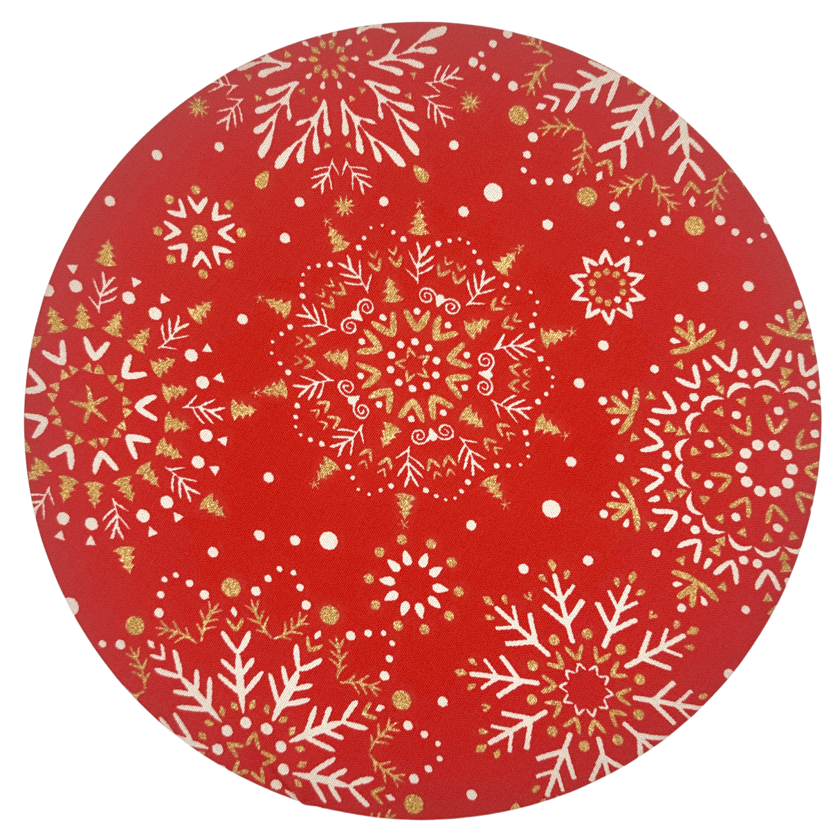 Bajoplato antimanchas Snow rojo