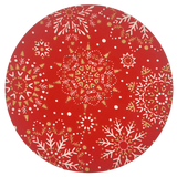 Bajoplato antimanchas Snow rojo