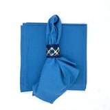 Set 4 Servilletas algodón azul