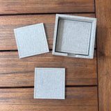 Posavasos Gris Rústico