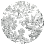 Bajoplato antimanchas Toile Negro