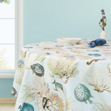 Mantel antimanchas redondo Acuario