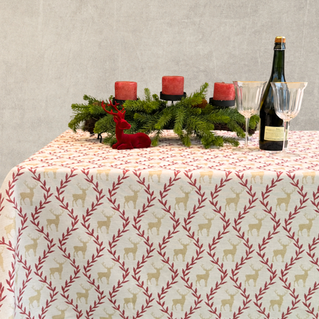 Mantel antimanchas rectangular Renitos Oro