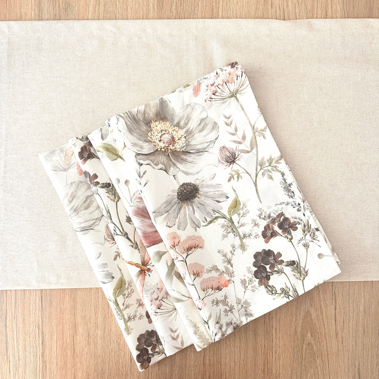 Set 4 Individuales antimanchas Natura + Camino Arena