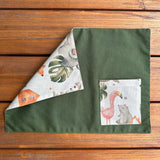 Individual lonchera antimanchas reversible Jungle