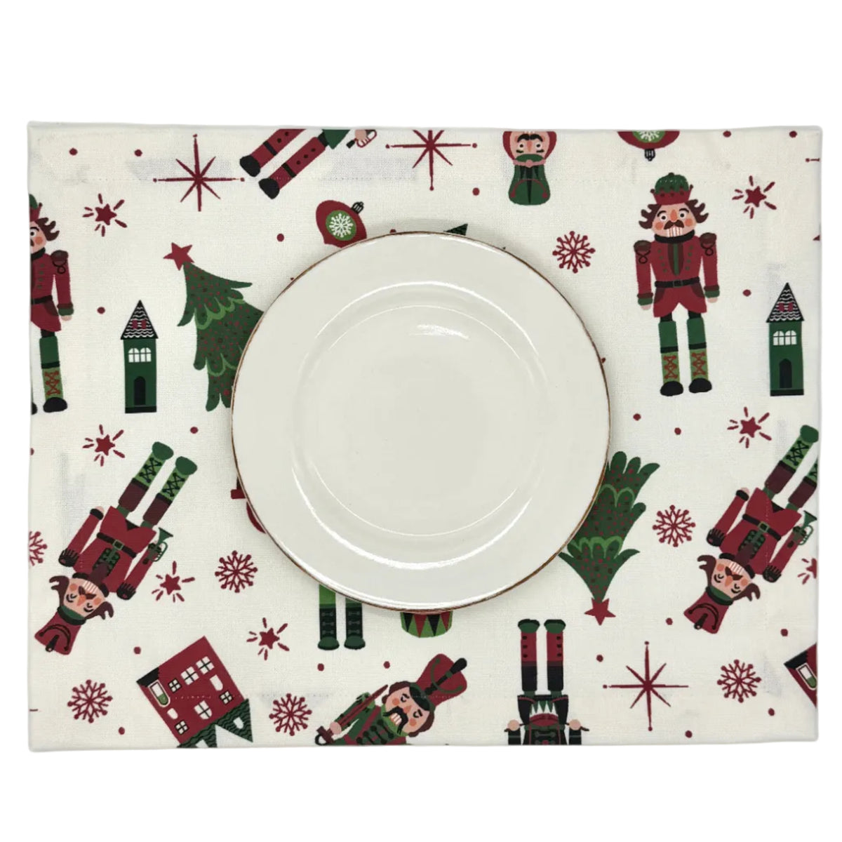 Set 4 individuales antimanchas Cascanueces