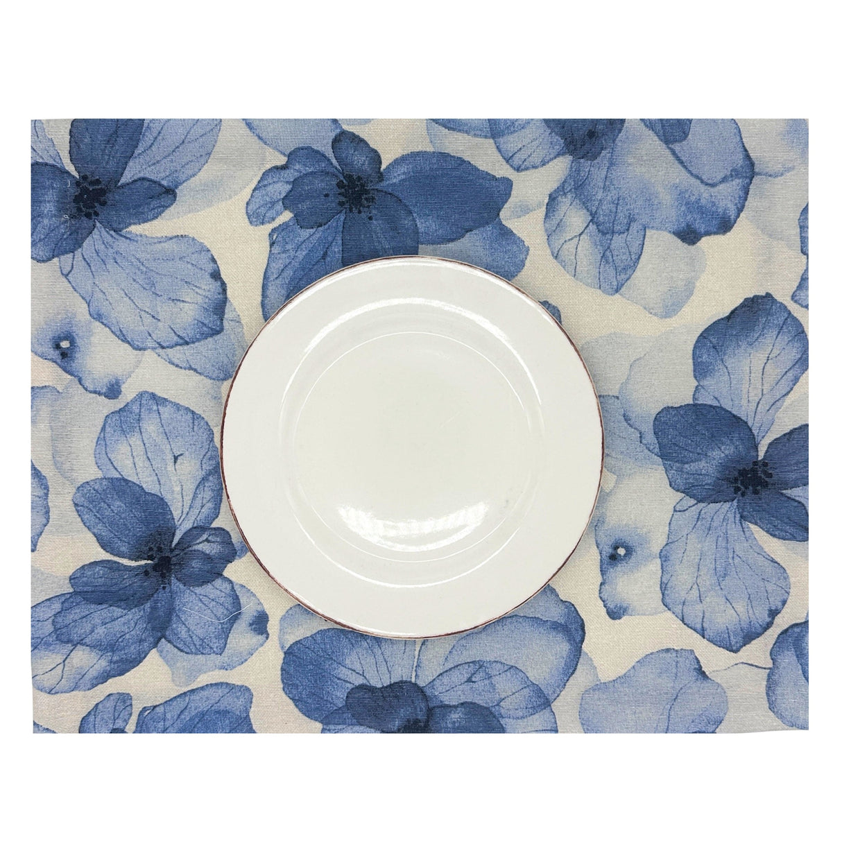 Set 4 Individuales antimanchas Magnolia blue