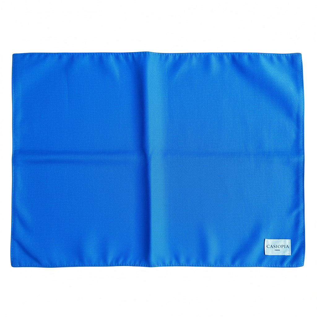 Individual lonchera antimanchas reversible Azul/Gris