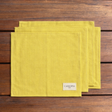 Set 4 Servilletas lonchera amarillo