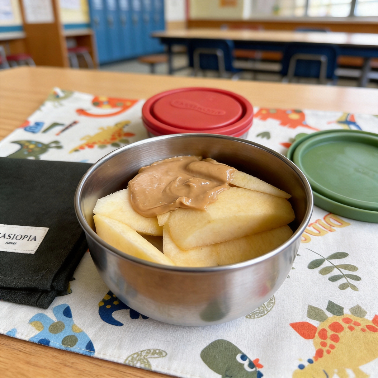 Individual lonchera antimanchas reversible Jurassic