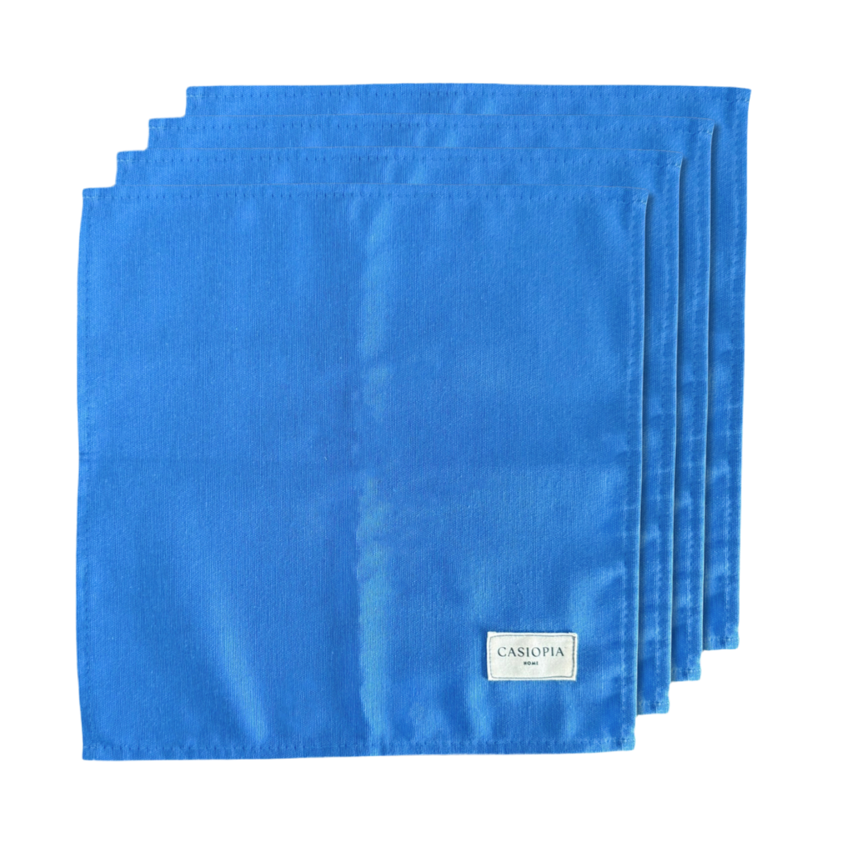 Set 4 Servilletas lonchera azulino