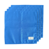 Set 4 Servilletas lonchera azulino