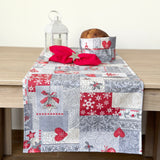 Camino de mesa antimanchas Retales Navidad