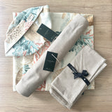 Set Arrecife completo: individuales, camino, panera y servilletas