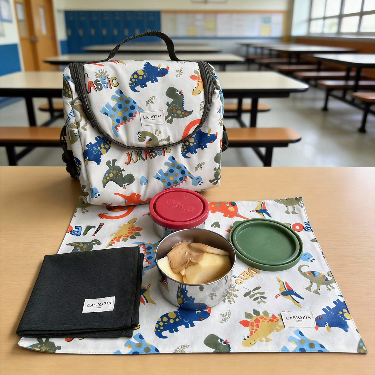 Pack Jurassic (individual + 4 servilletas)