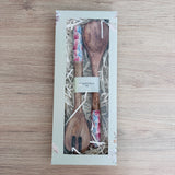 Set cuchara y tenedor Coral