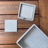 Posavasos Gris Rústico