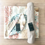 Set 4 Individuales antimanchas Arrecife + Camino beige + Panera Arrecife