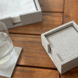 Posavasos Gris Rústico