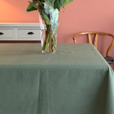 Mantel antimanchas rectangular Panama Verde oliva