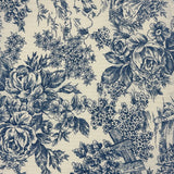 Set 4 Individuales antimanchas Toile de Jouy Azul