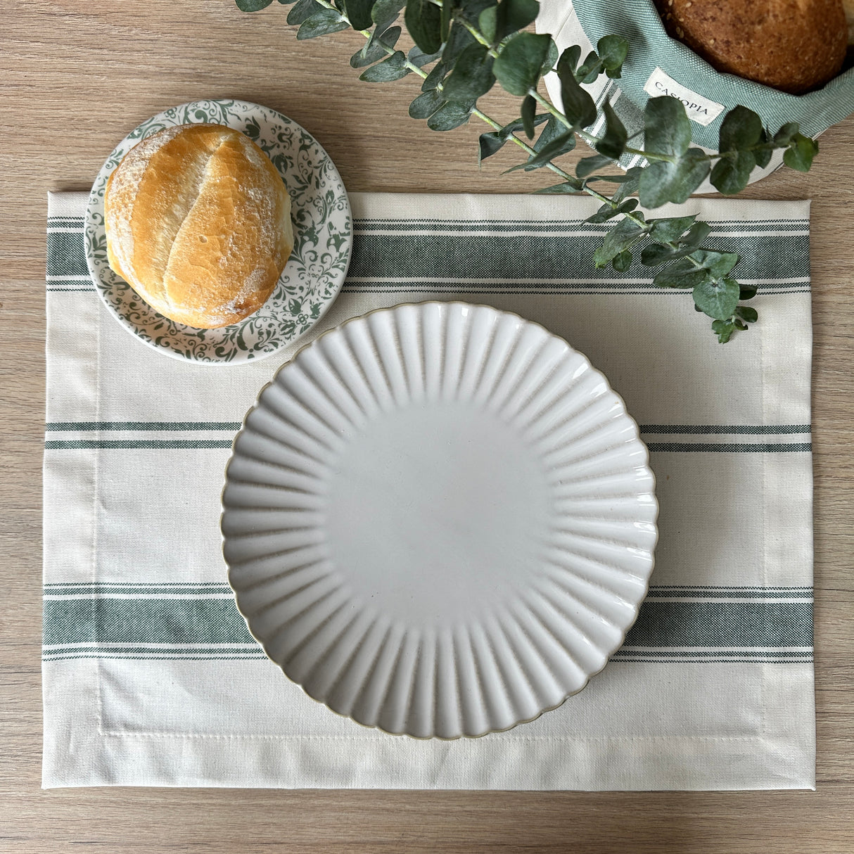 Set 4 Individuales antimanchas Helsinki verde