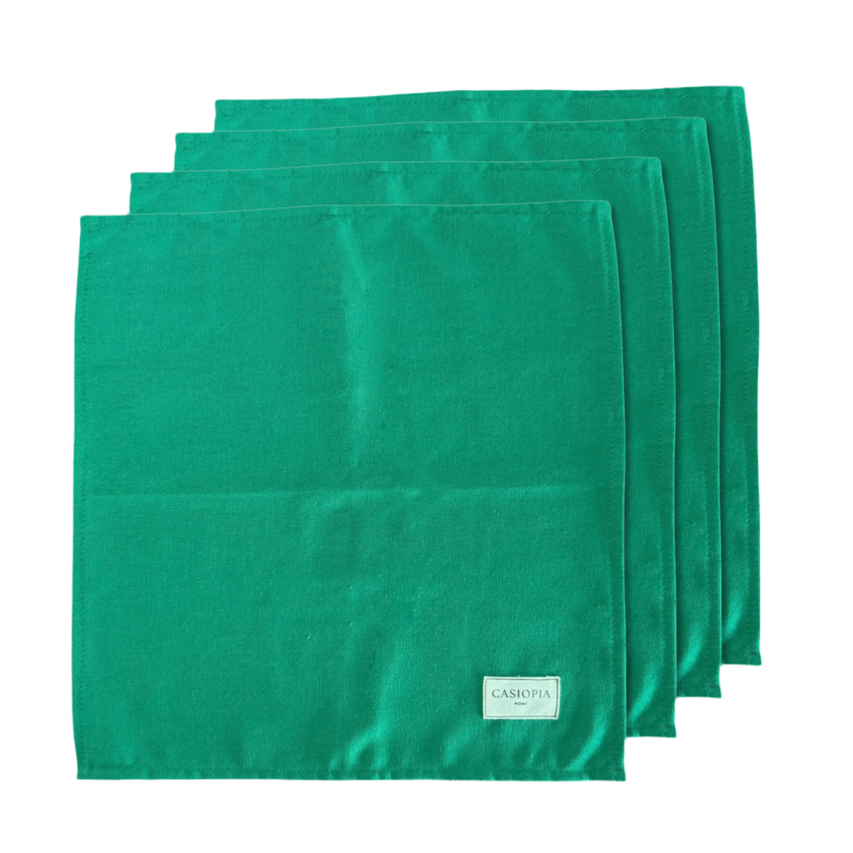 Set 4 Servilletas lonchera verde loro