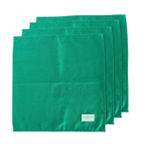 Set 4 Servilletas lonchera verde loro