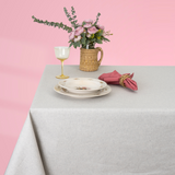 Mantel antimanchas rectangular Panamá Gris Rústico