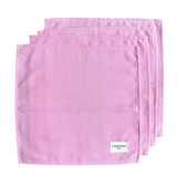 Set 4 Servilletas lonchera rosa