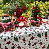 Mantel antimanchas rectangular Cascanueces