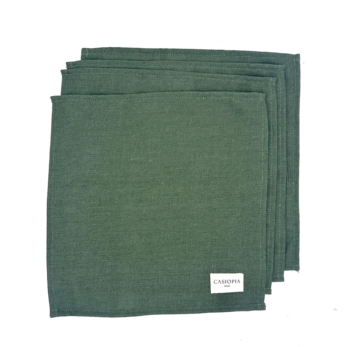 Set 4 Servilletas lonchera Verde Caza