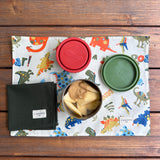 Set 4 Servilletas lonchera Verde Caza