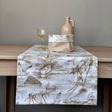 Camino de mesa antimanchas Cartagena Beige