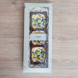 Bandeja rectangular Limones con 3 divisiones