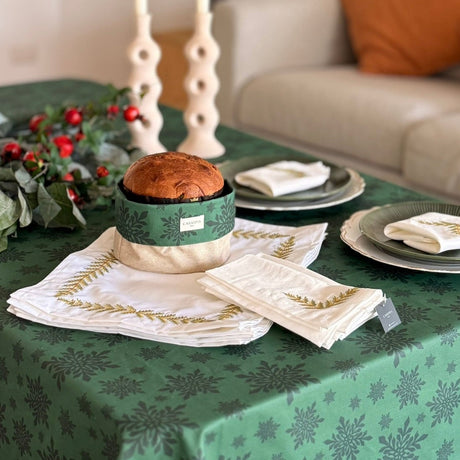 Mantel antimanchas cuadrado Christmas Stars