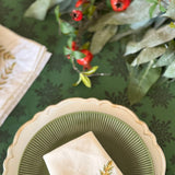 Mantel antimanchas redondo Christmas Stars