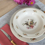 Set 4 Individuales antimanchas Loneta Gris