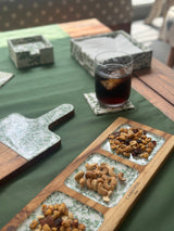 Bandeja rectangular Helechos con 3 divisiones