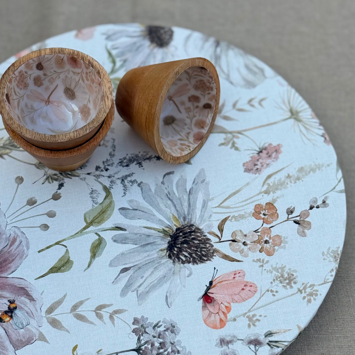 Tabla giratoria grande Natura