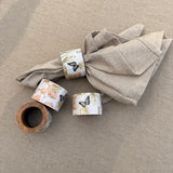 Set 4 aros servilletas madera Natura