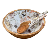 Ensaladera y cubiertos de servir Natura