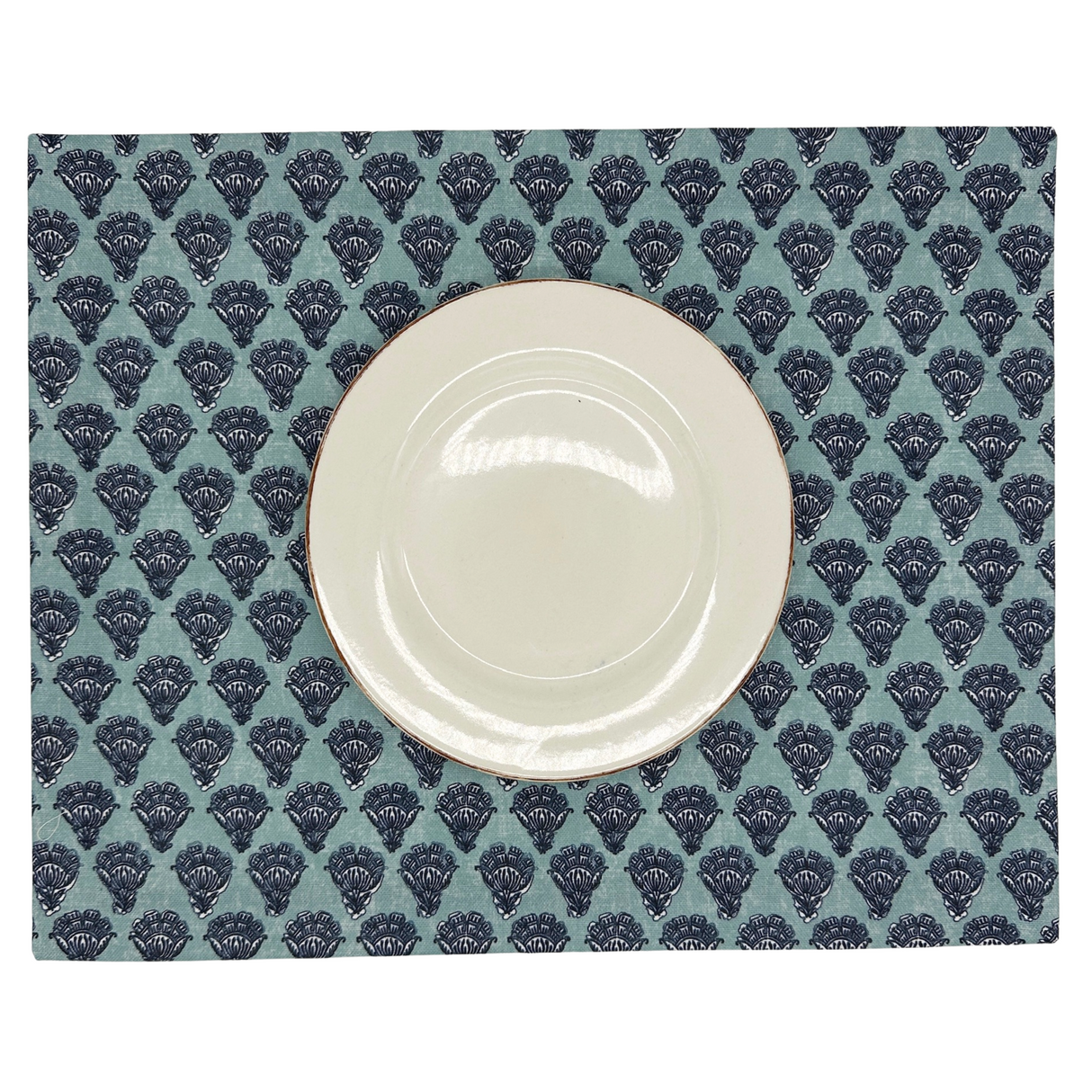 Set 4 Individuales antimanchas Mosaiq azul