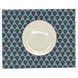 Set 4 Individuales antimanchas Mosaiq azul
