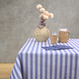 Mantel antimanchas rectangular Oslo Azul