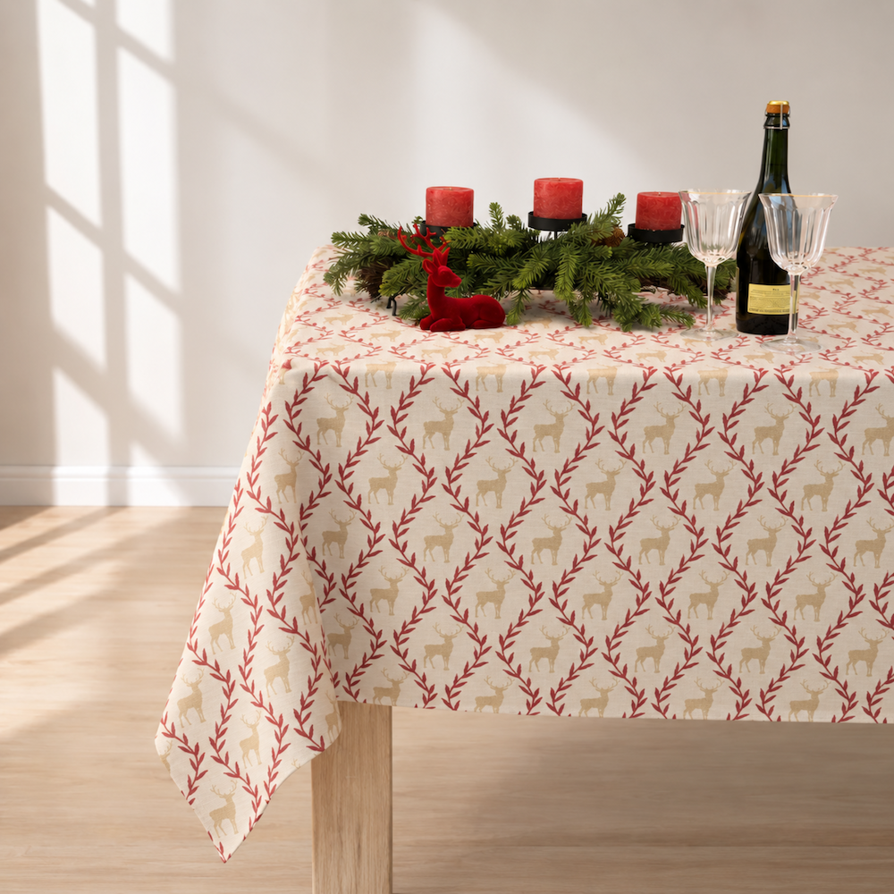 Mantel antimanchas rectangular Renitos Oro