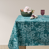 Mantel antimanchas cuadrado Cotton verde