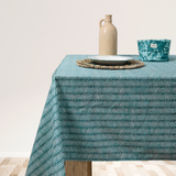 Mantel antimanchas rectangular Espiga verde
